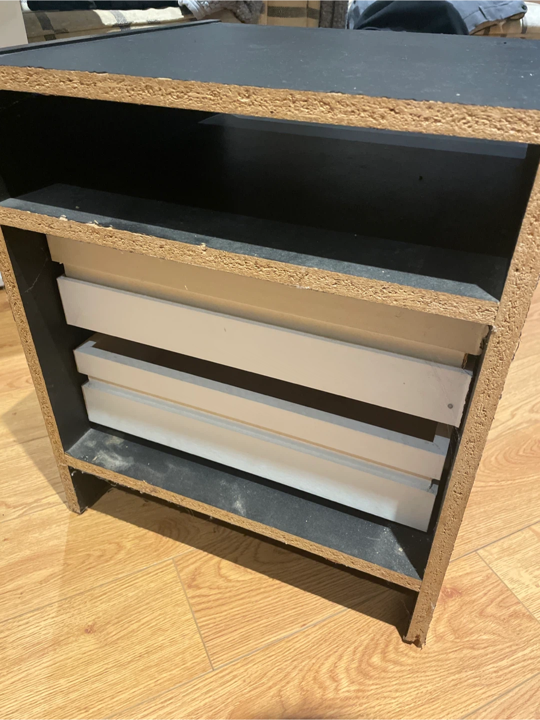 Black Drawer Nightstand - photo 3