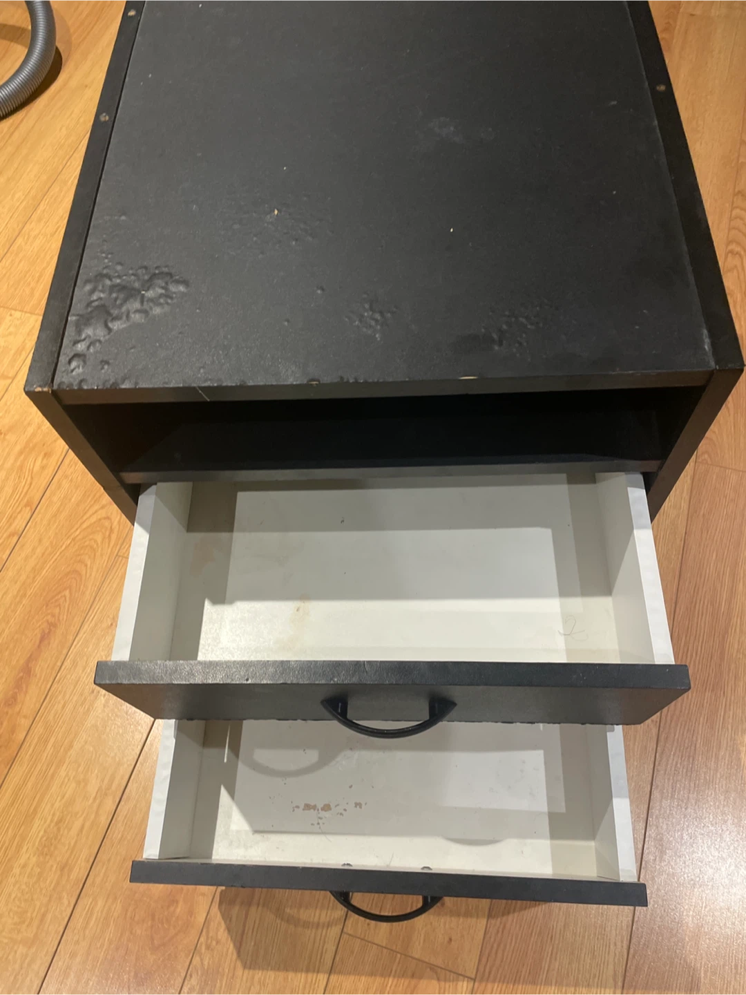 Black Drawer Nightstand - photo 2