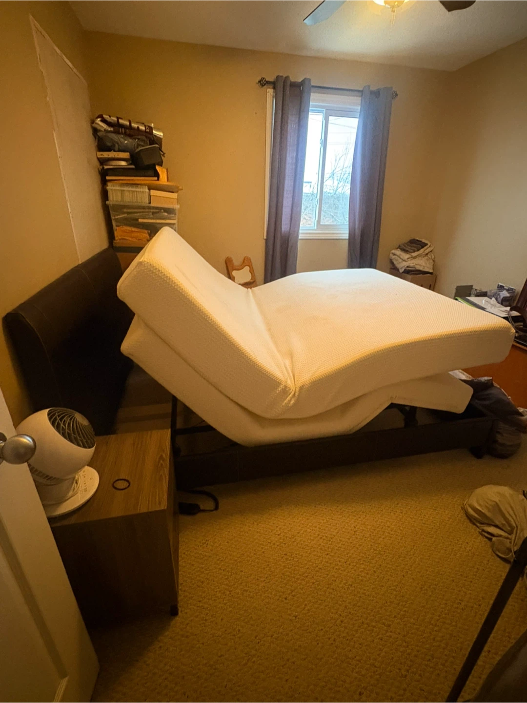 Adjustable Bed Frame with Mattress