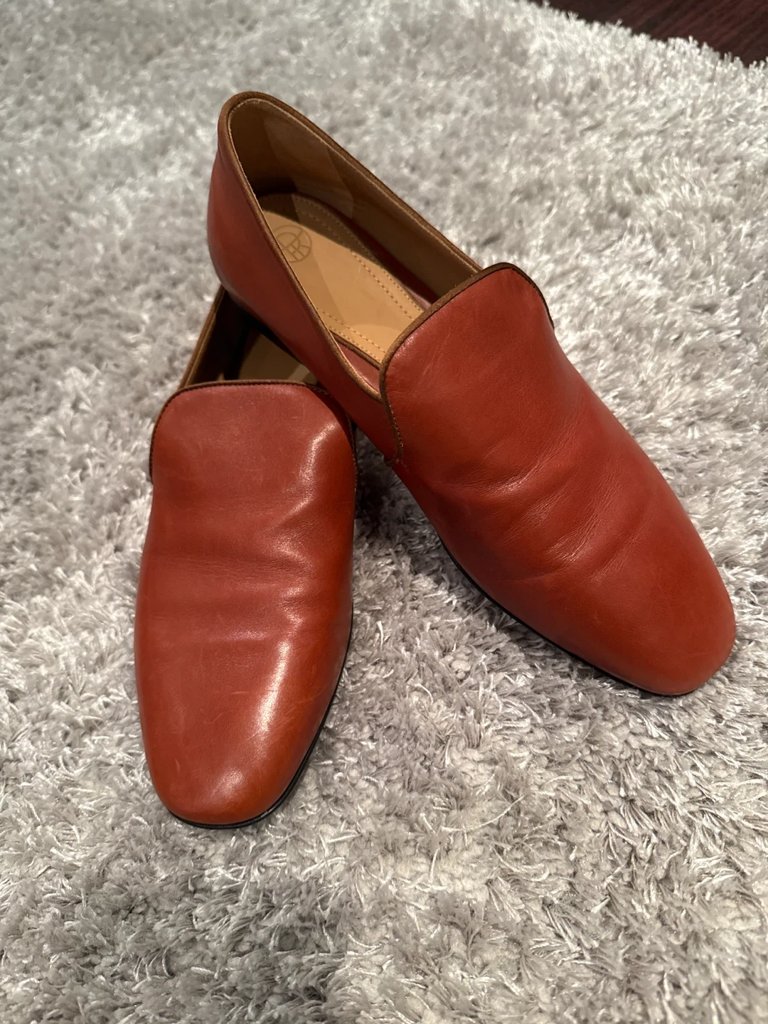The Row Brown Leather Loafers Size 37 - photo 3