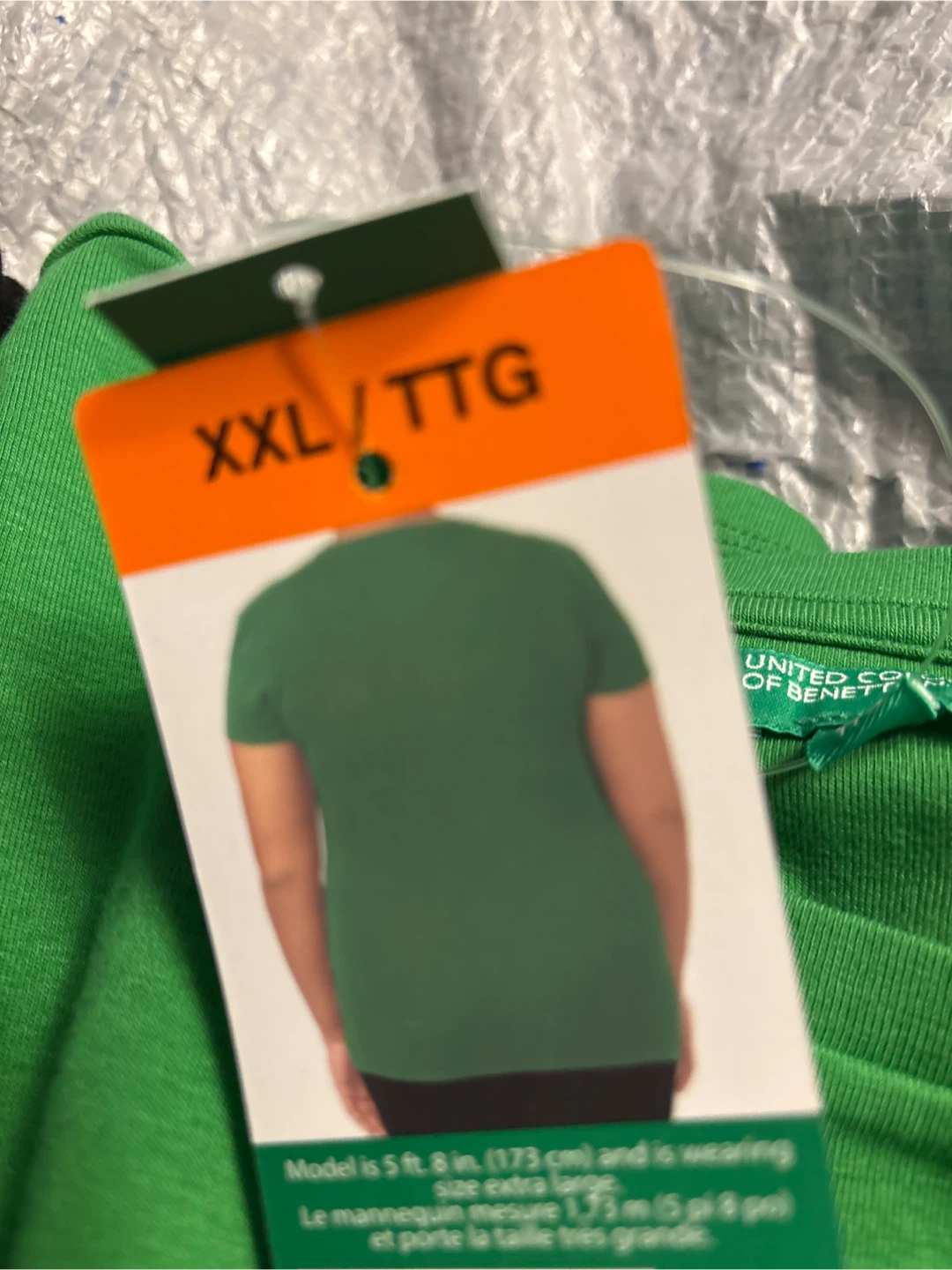 2pc United Colors of Benetton Supima Cotton T-Shirts - XXL/TTG - photo 3