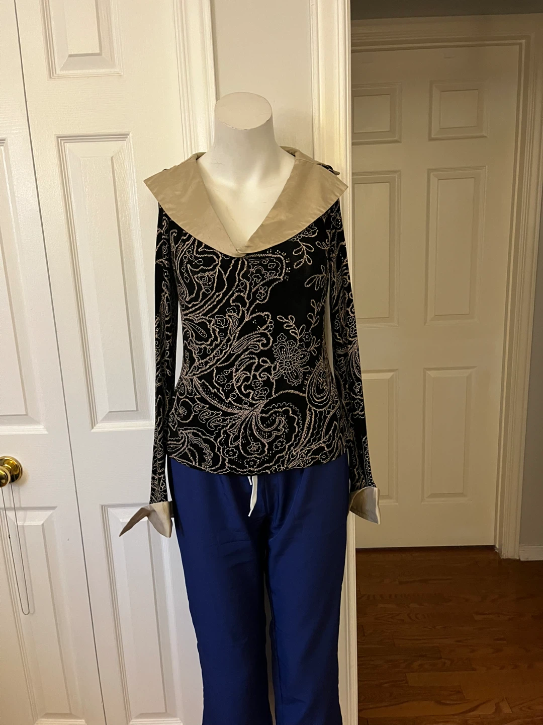 Joseph Ribkoff Black Paisley Print Top - photo 2