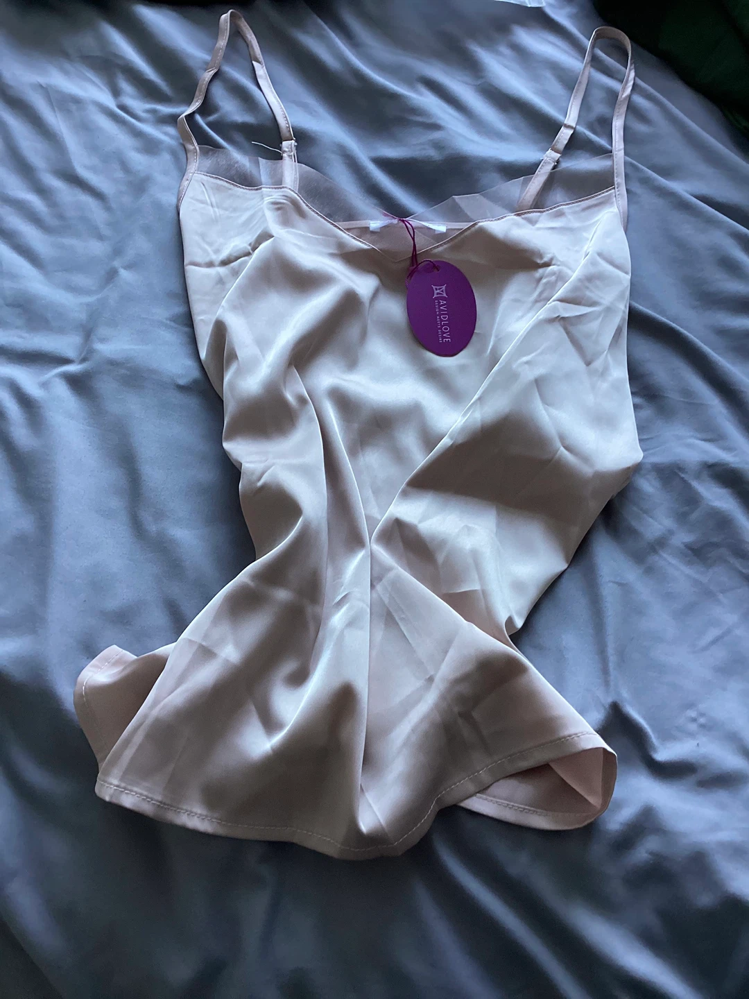 NWT Satin Slip cami  Lingerie - Pink size large