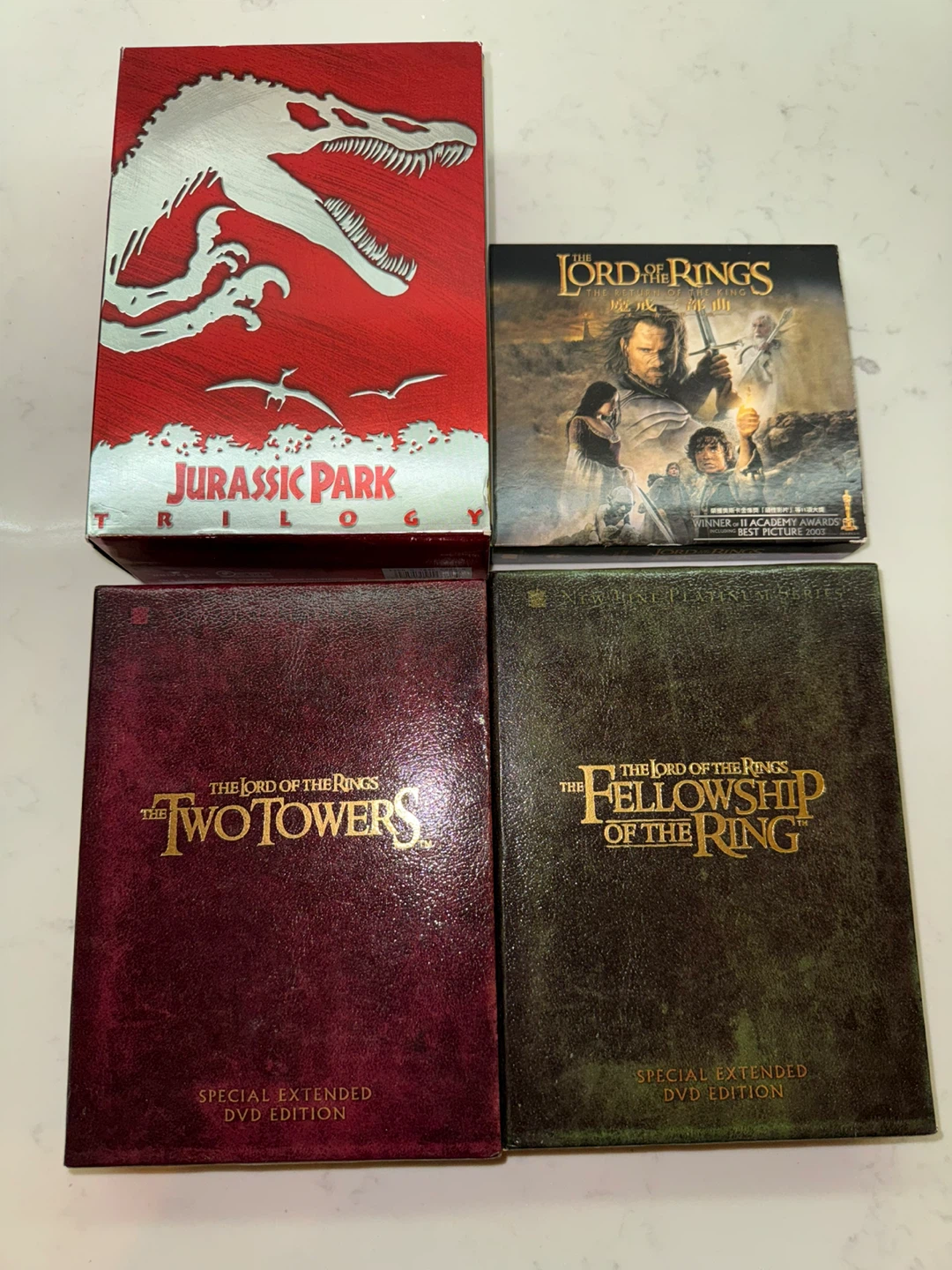 Jurassic Park Trilogy & Lord of the Rings Extended Editions