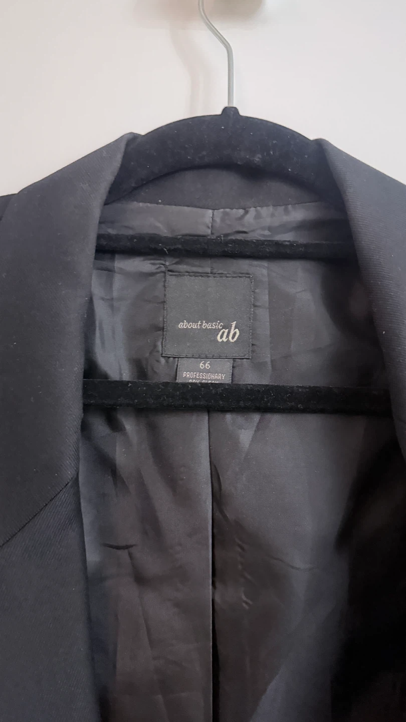 Basics black blazer and skirt suit - photo 2
