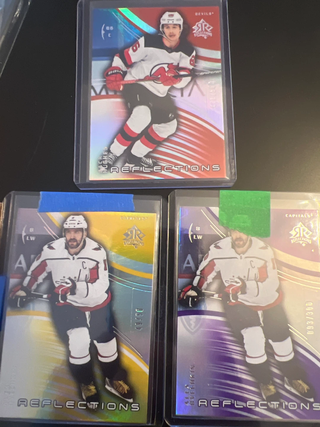 Alex Ovechkin & Jack Hughes Hockey Cards