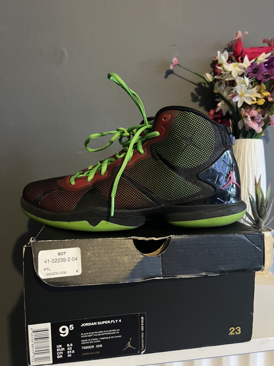 Jordan Super.Fly 4 Men's Basketball Shoes Size 9.5