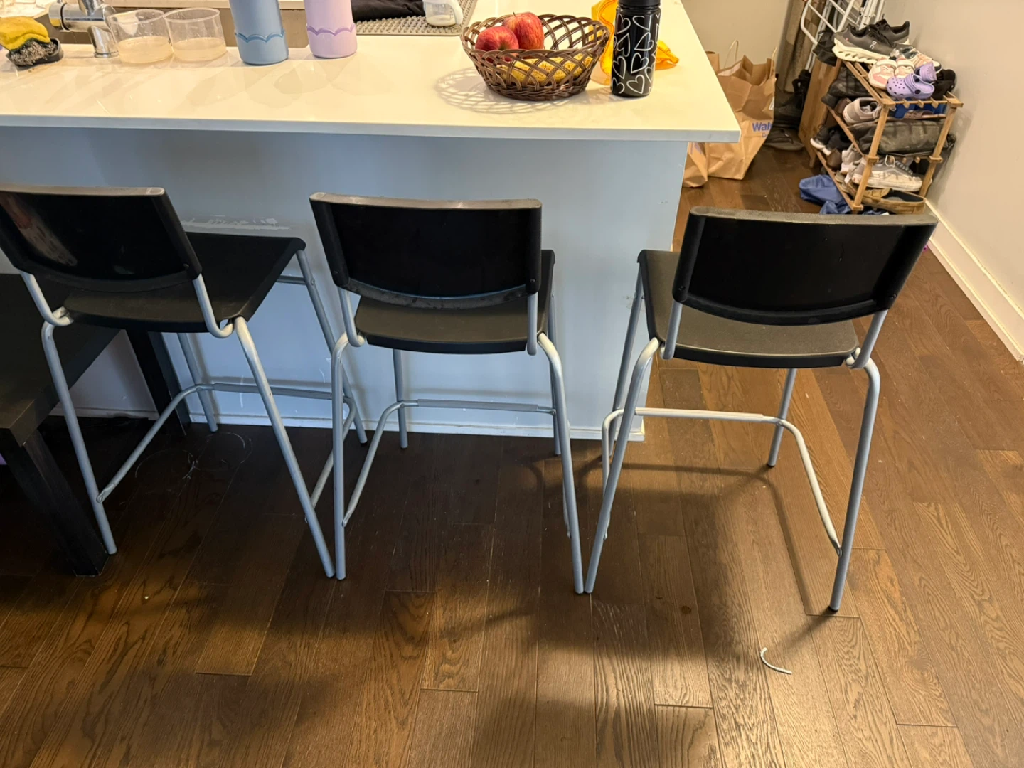 Set of 3 Ikea Bar Stool - photo 2