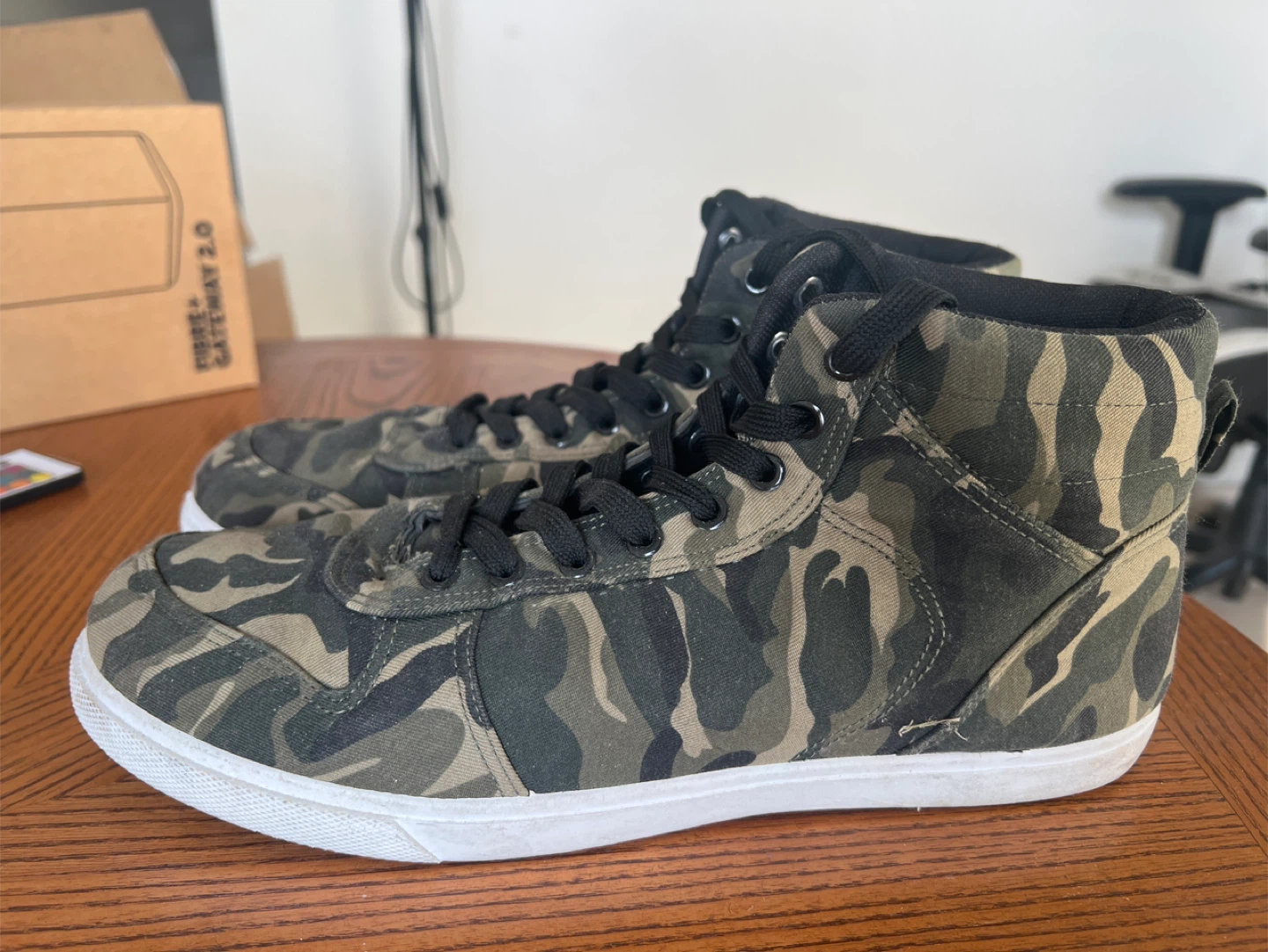 Camouflage High-Top Sneakers - photo 2