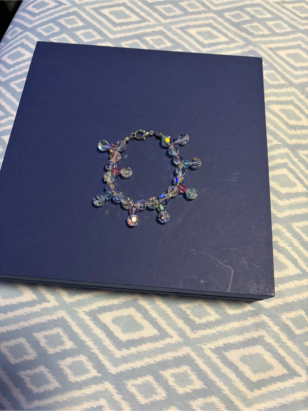 Handmade Crystal Bead Bracelet