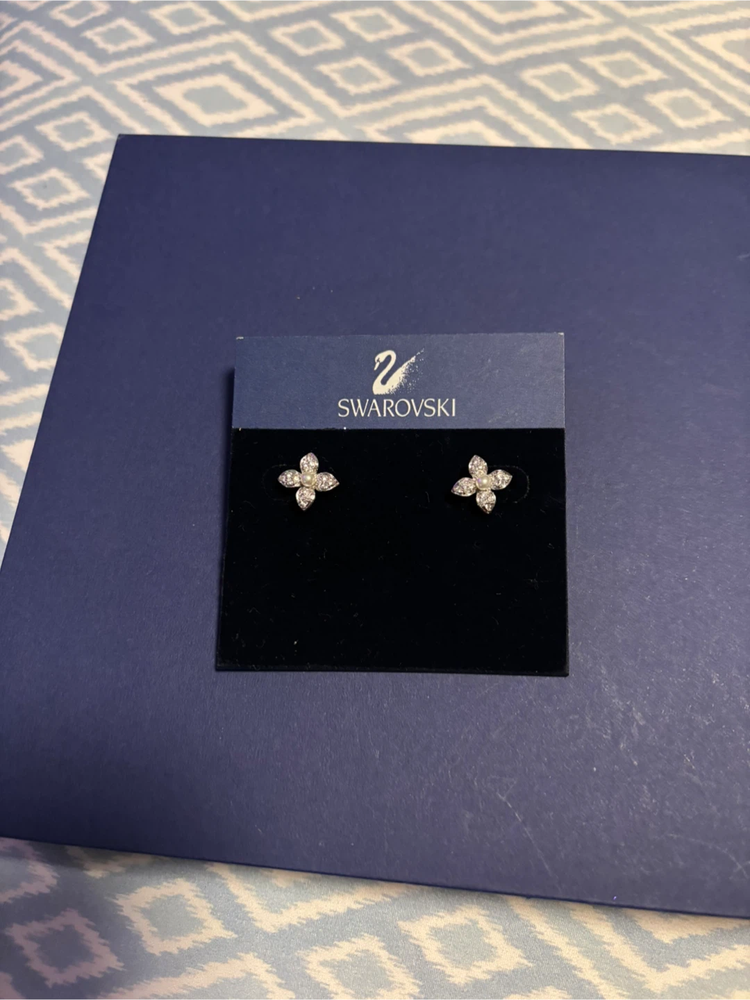Swarovski Flower Stud Earrings