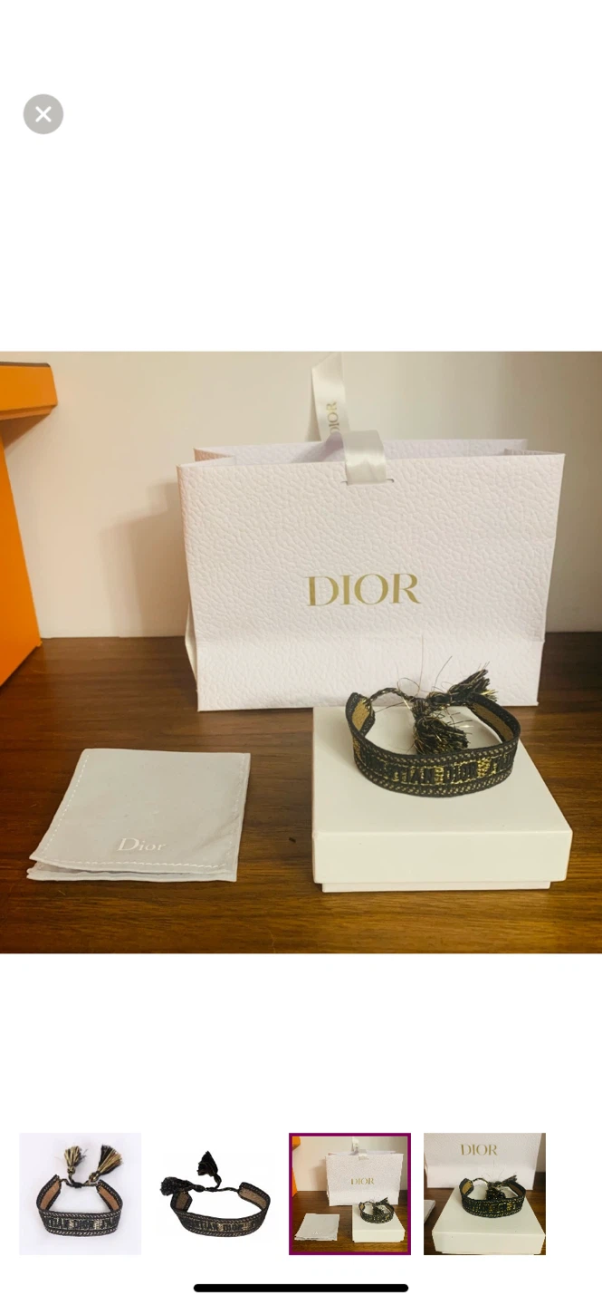 Christian Dior Black and Gold Bracelet - photo 3