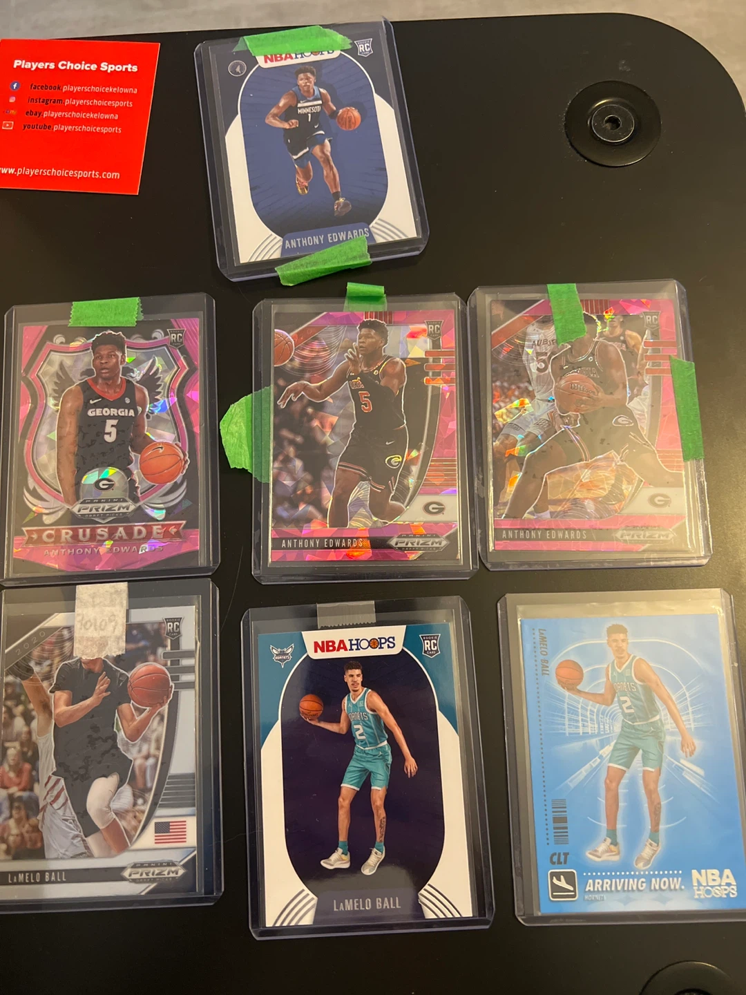 Anthony Edwards & LaMelo Ball Rookie Basketball Cards