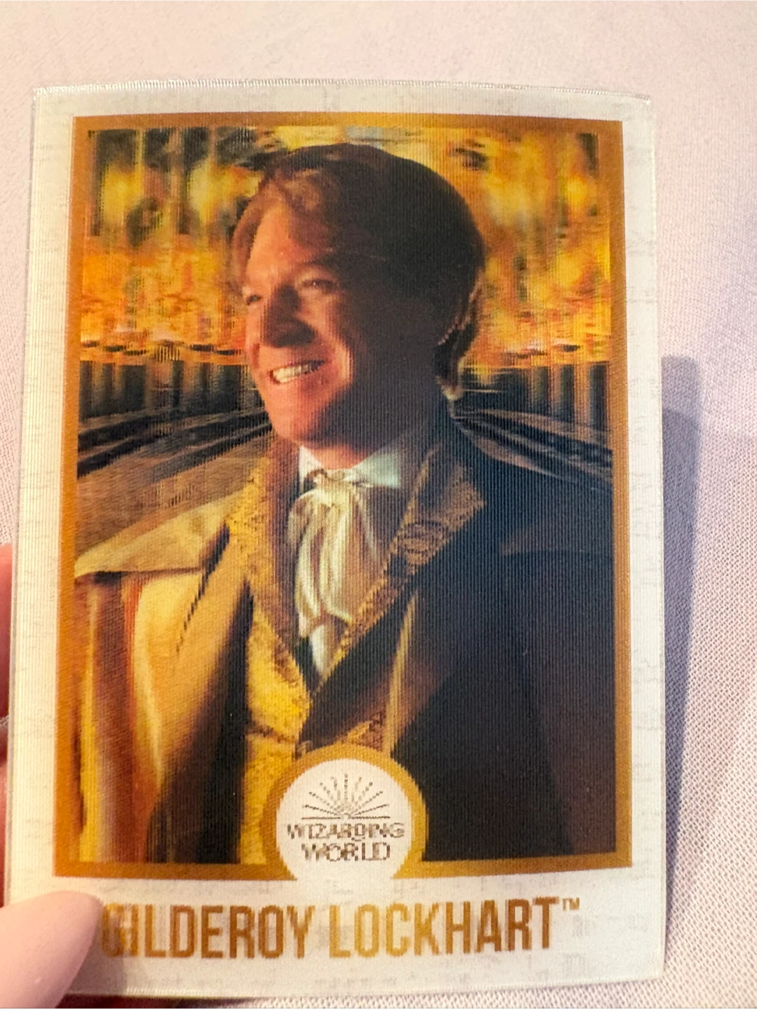 Harry Potter Holographic Gilderoy Lockhart Trading Card