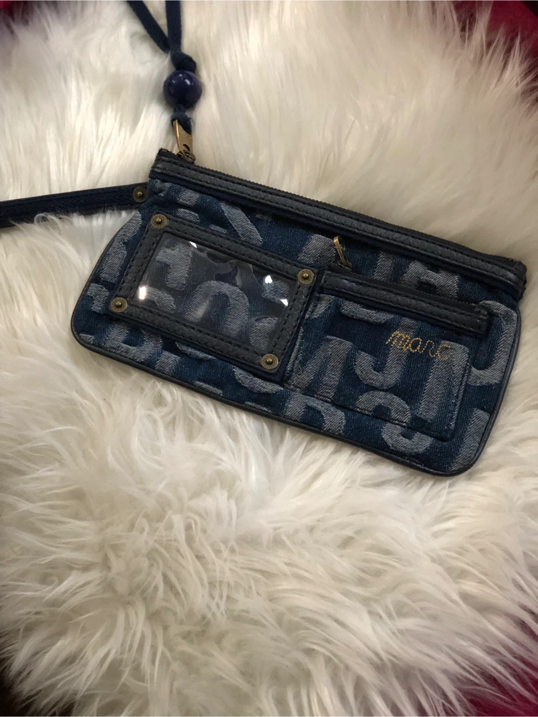 Marc Jacobs Denim Wristlet Pouch 🥕