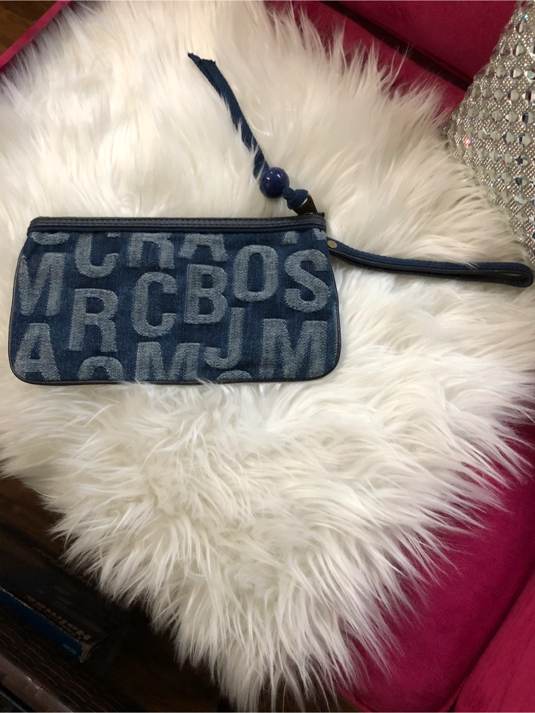 Marc Jacobs Denim Wristlet Pouch 🥕 - photo 4