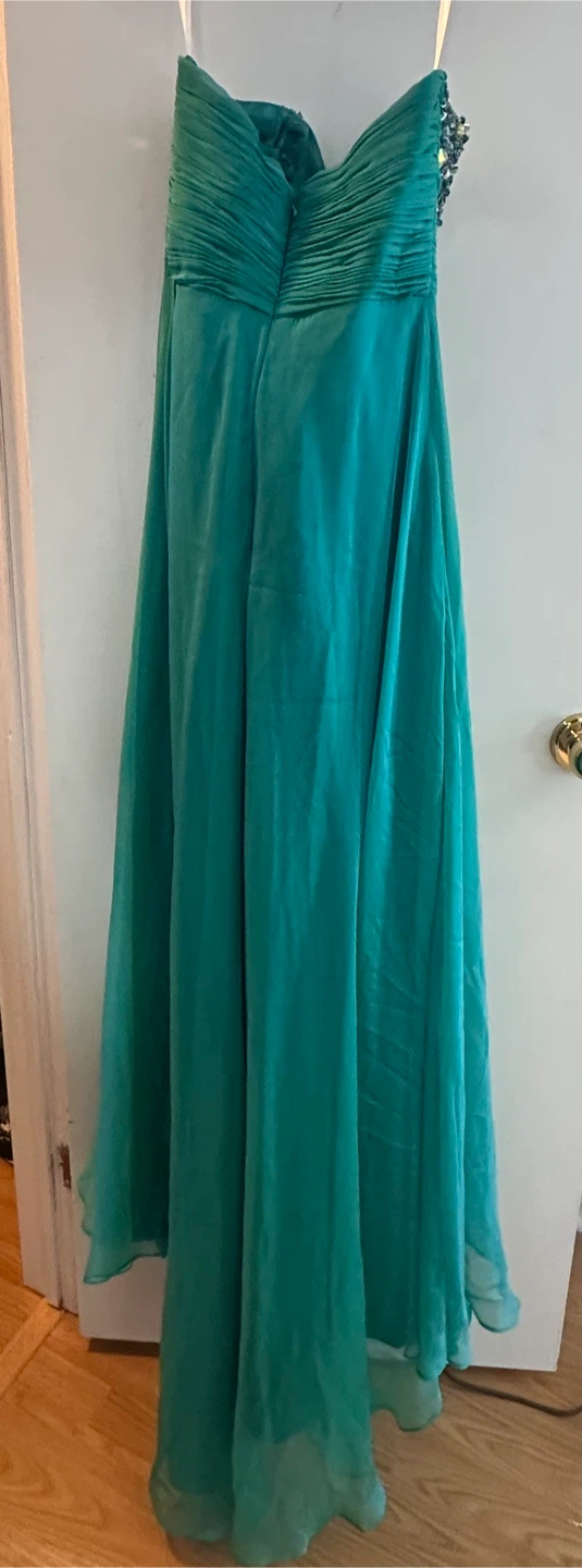 Strapless Beaded Embellished Gown - photo 3