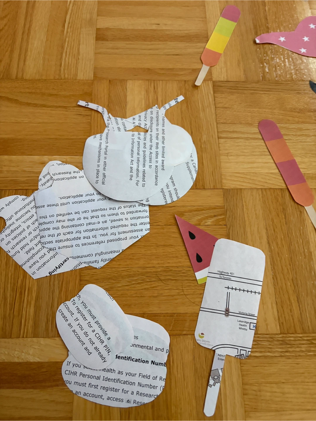 🥕 Paper photo props - Summer theme - photo 2