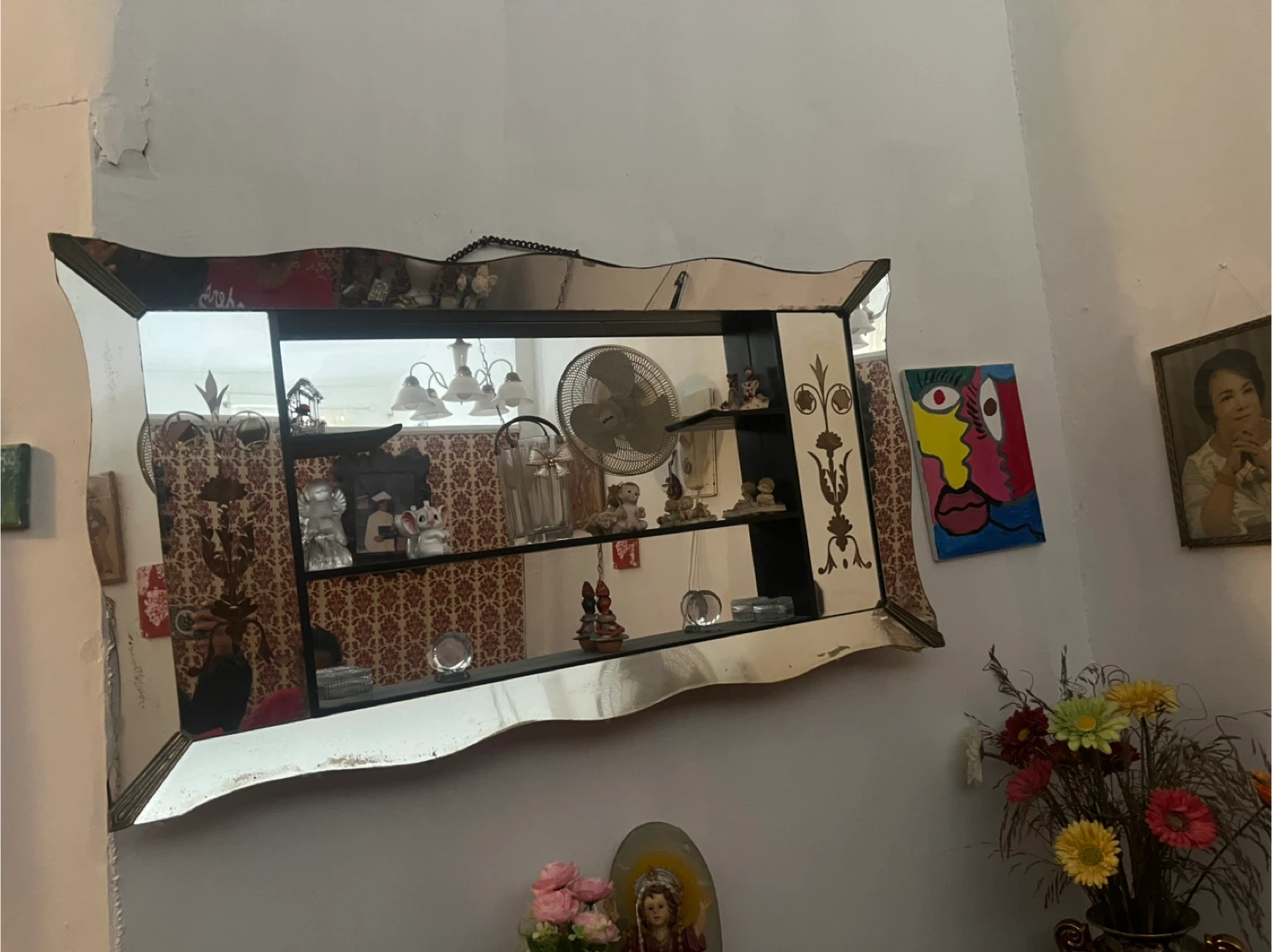 Vintage Entertainment Center and Furniture Set