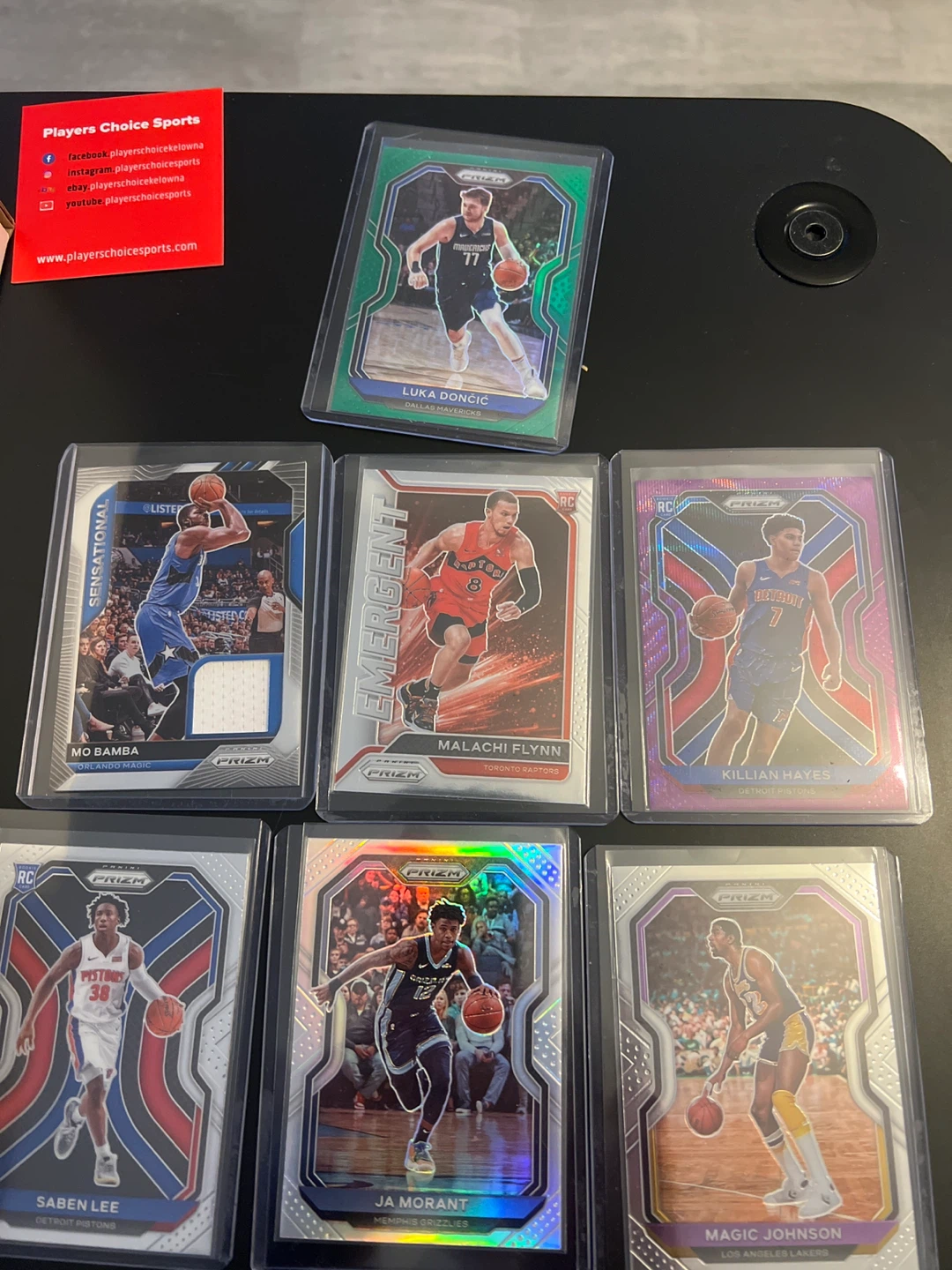 Panini Prizm NBA Trading Cards (Multiple Players)