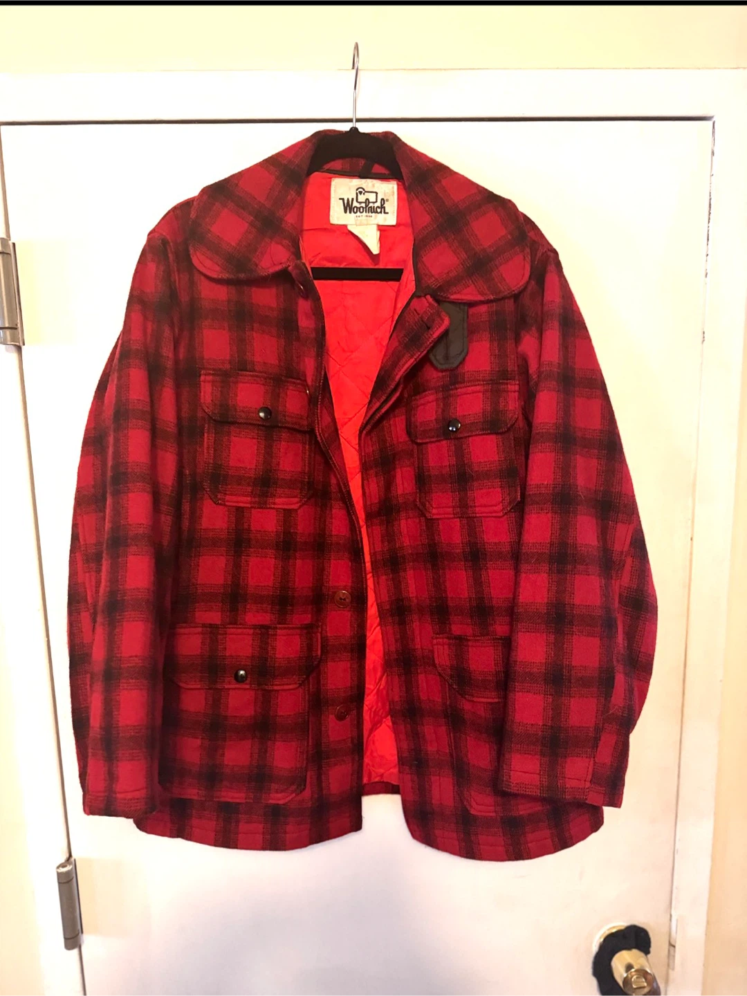 Woolrich Plaid Wool Jacket