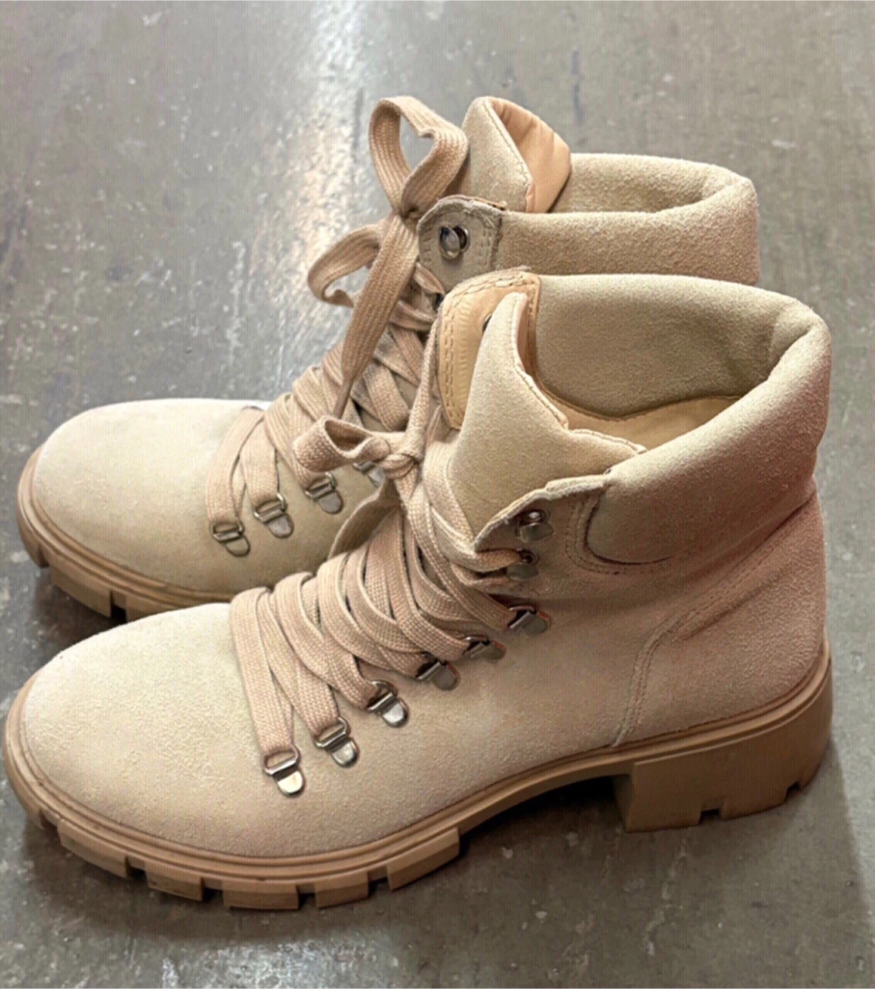 Steve Madden Women's Beige Suede Hiking Boots - photo 3