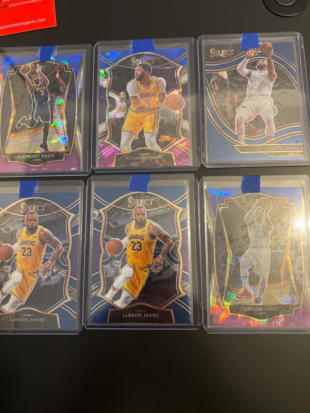 Lebron, Davis Select NBA cards