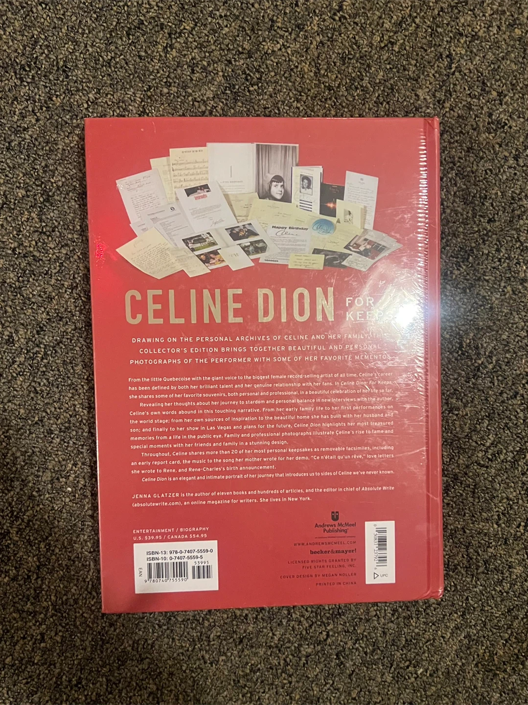 Celine Dion For Keeps Book by Jenna Glatzer - photo 2