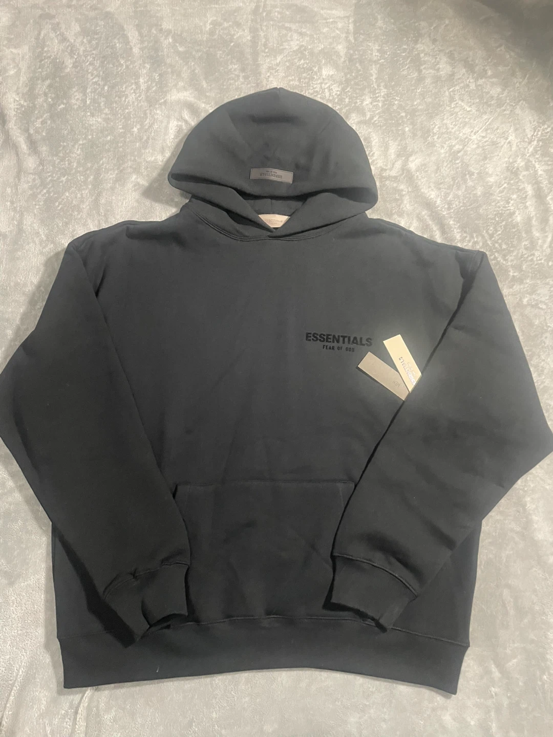 Fear of God Essentials Hoodie Black