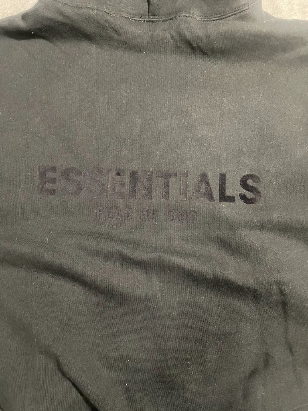 Fear of God Essentials Hoodie Black - photo 4