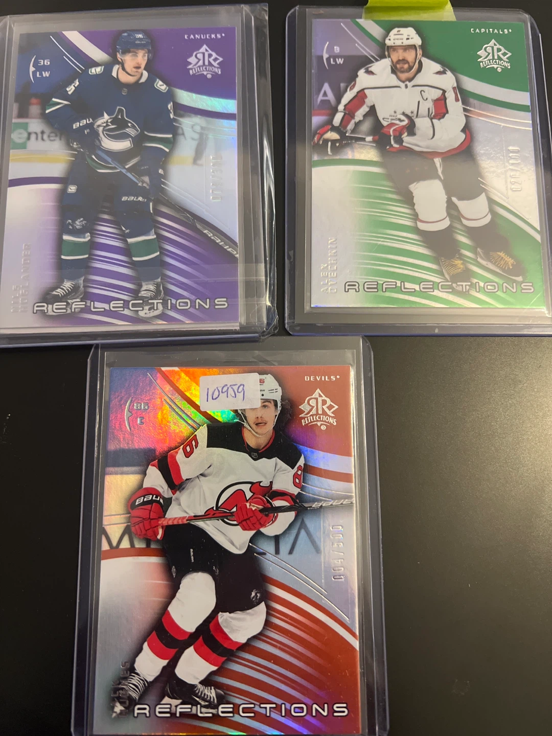 2023-24 Upper Deck SP Authentic Reflections Hockey Card Lot