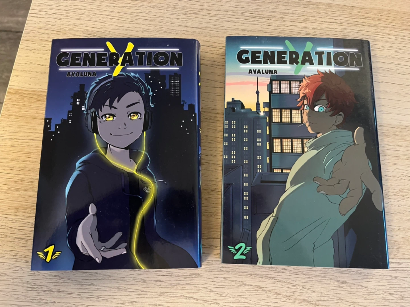 Generation X French Manga Volumes 1 & 2