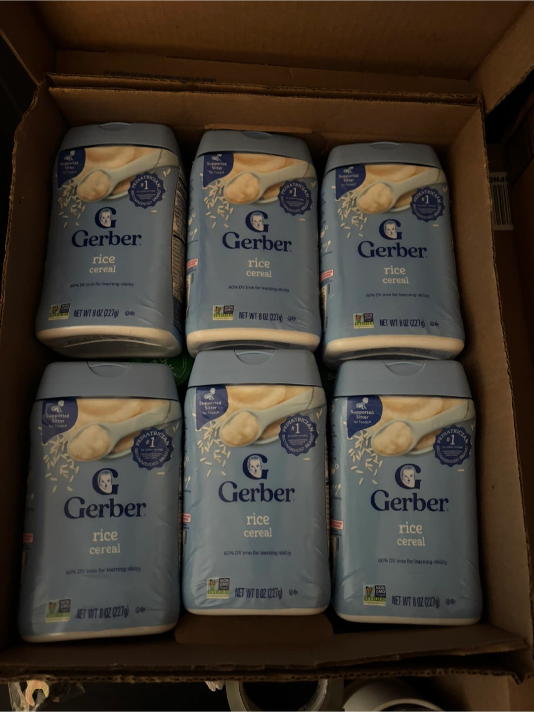 Gerber Rice Cereal - 6-Pack