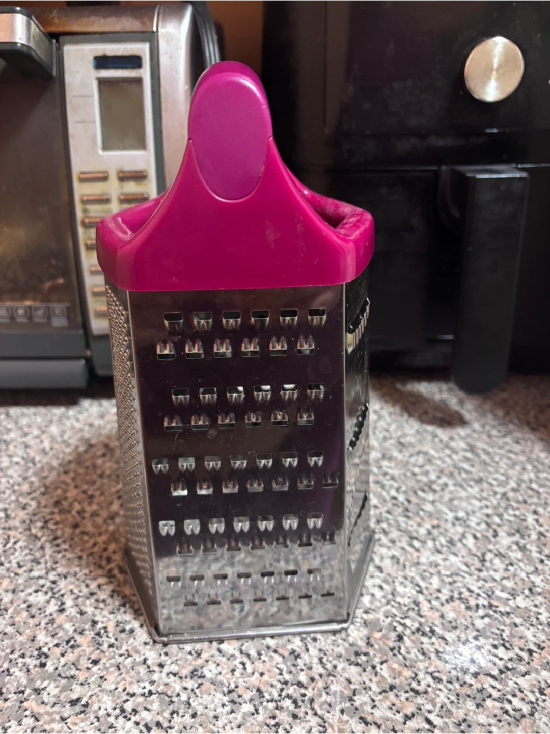 Hexagonal Cheese Grater with Purple Handle - photo 5