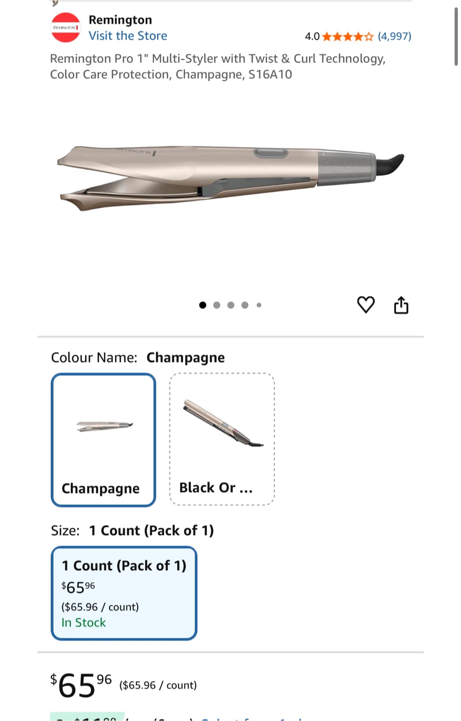 Remington Pro 1" Multi-Styler with Twist & Curl Technology