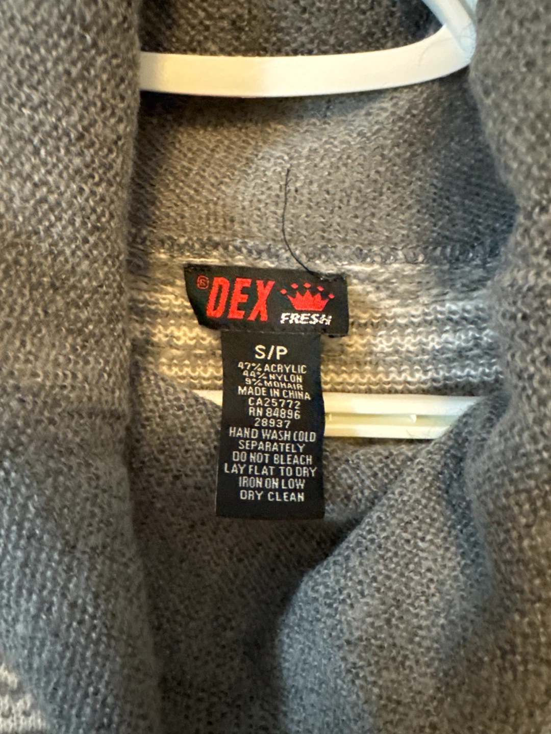 DEX Fresh Grey Cowl Neck Sweater Dress - Size S - photo 3