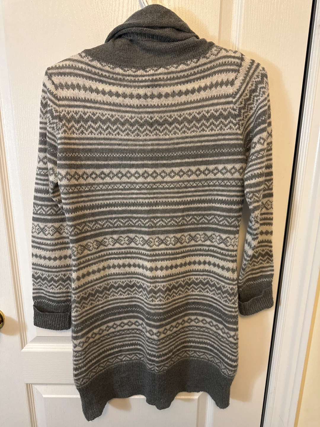 DEX Fresh Grey Cowl Neck Sweater Dress - Size S - photo 2