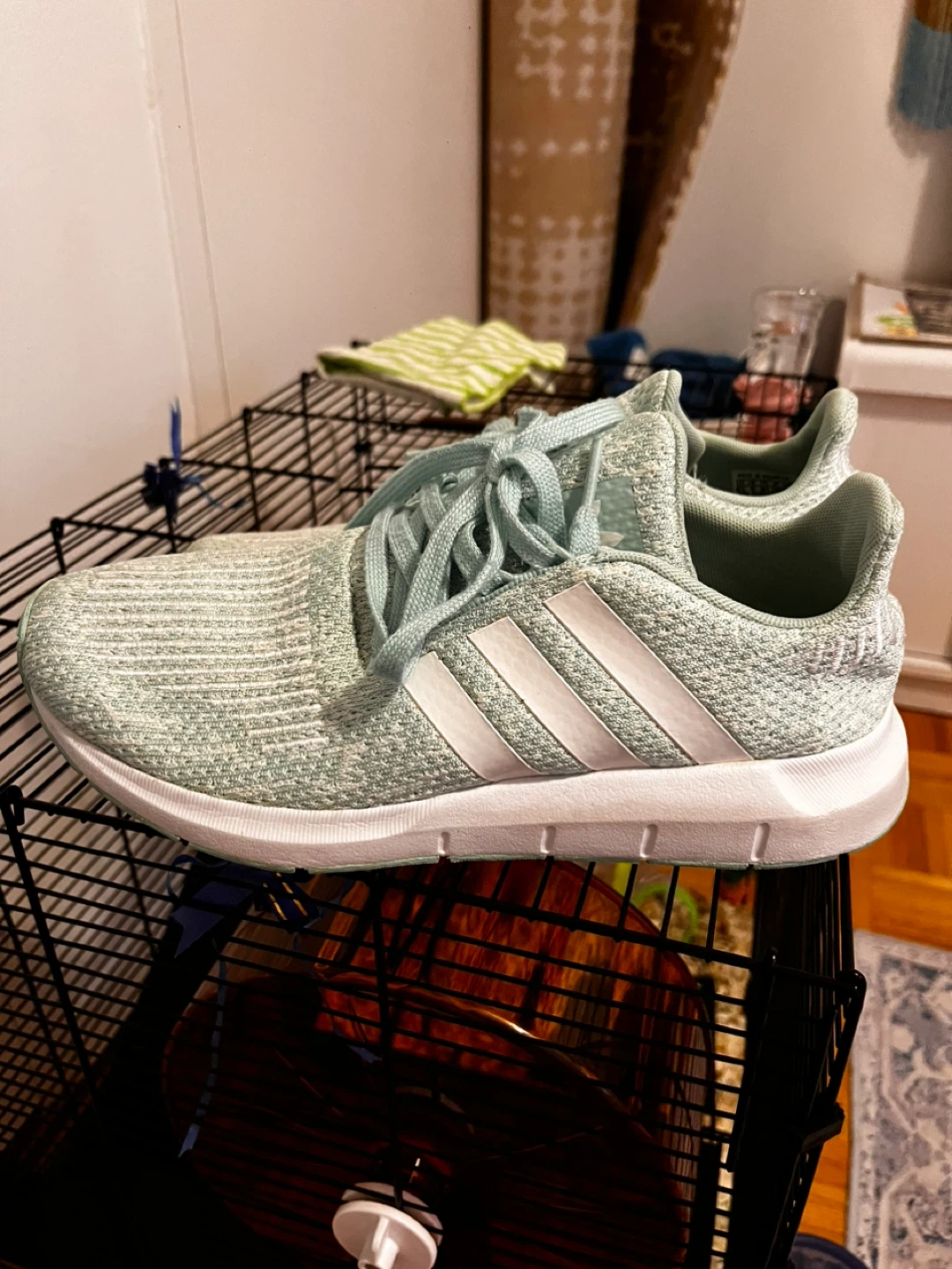 Adidas Swift Run Shoes - Mint Green