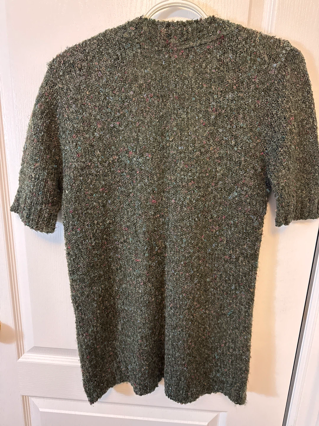 Pins and Needles Green Textured Knit Cardigan - Size S - photo 2