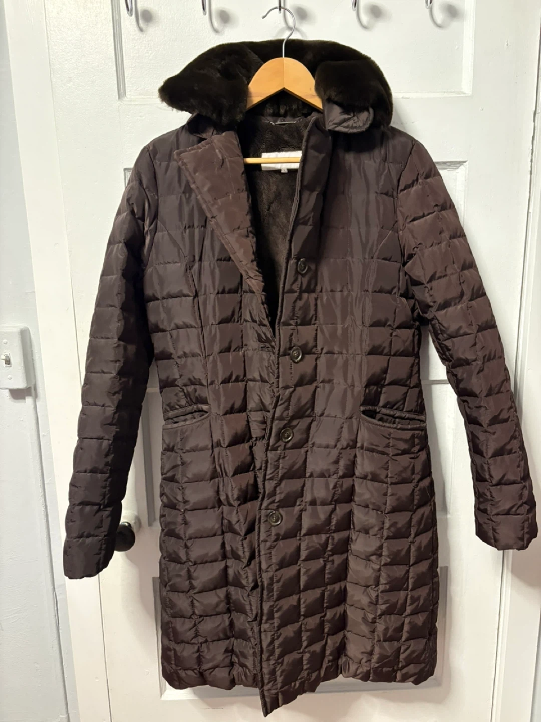 📸Calvin Klein Puffer Coat - Brown - Size S