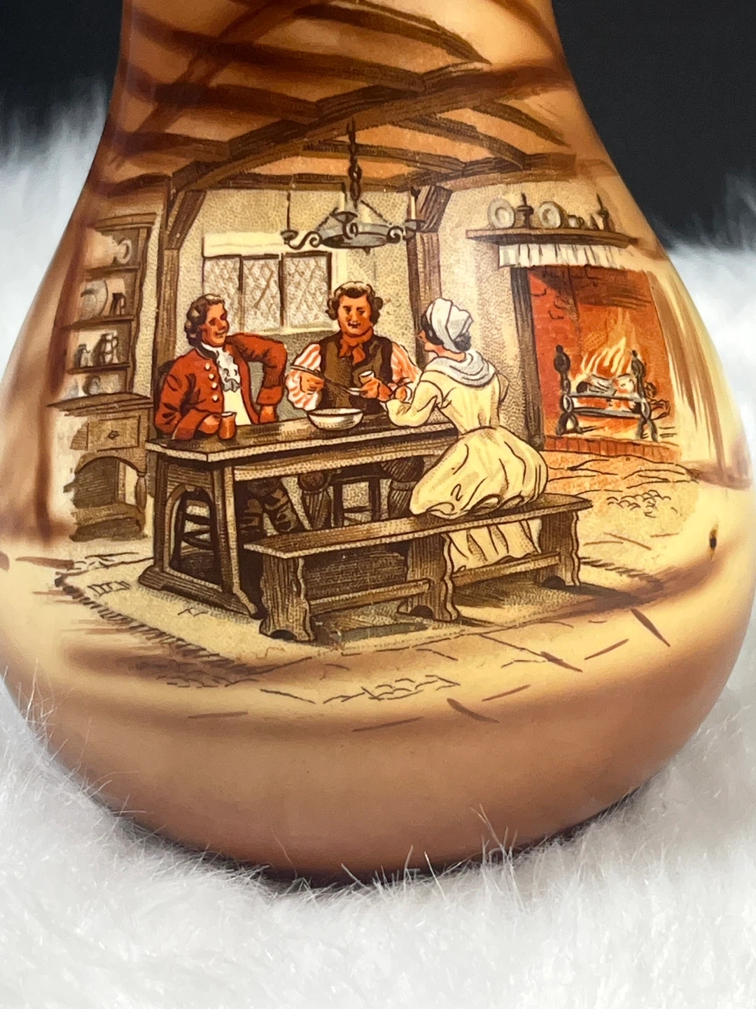 Vintage Decorative Vase with Country Scene - photo 5