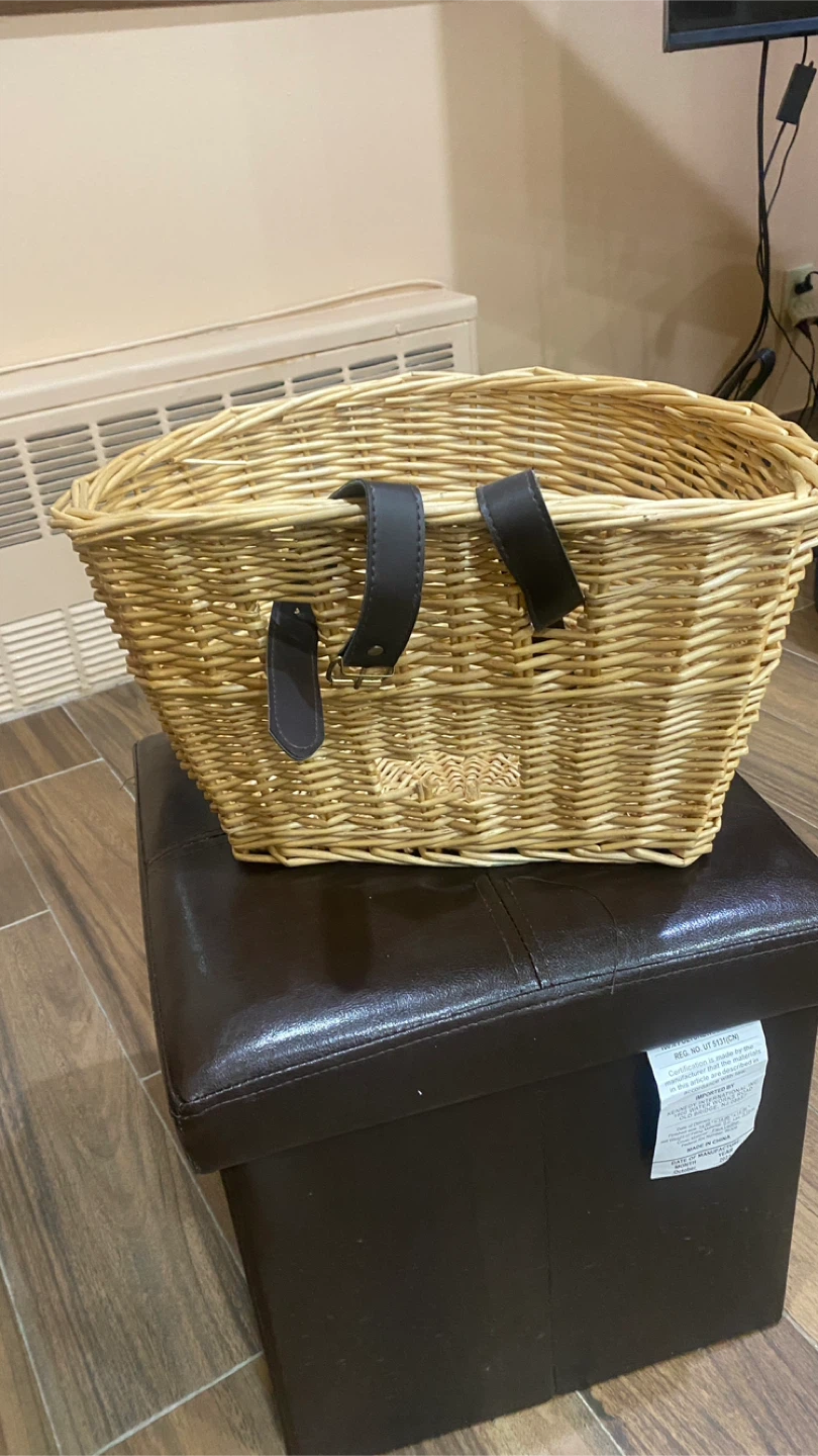 Retro bicycle basket - photo 2