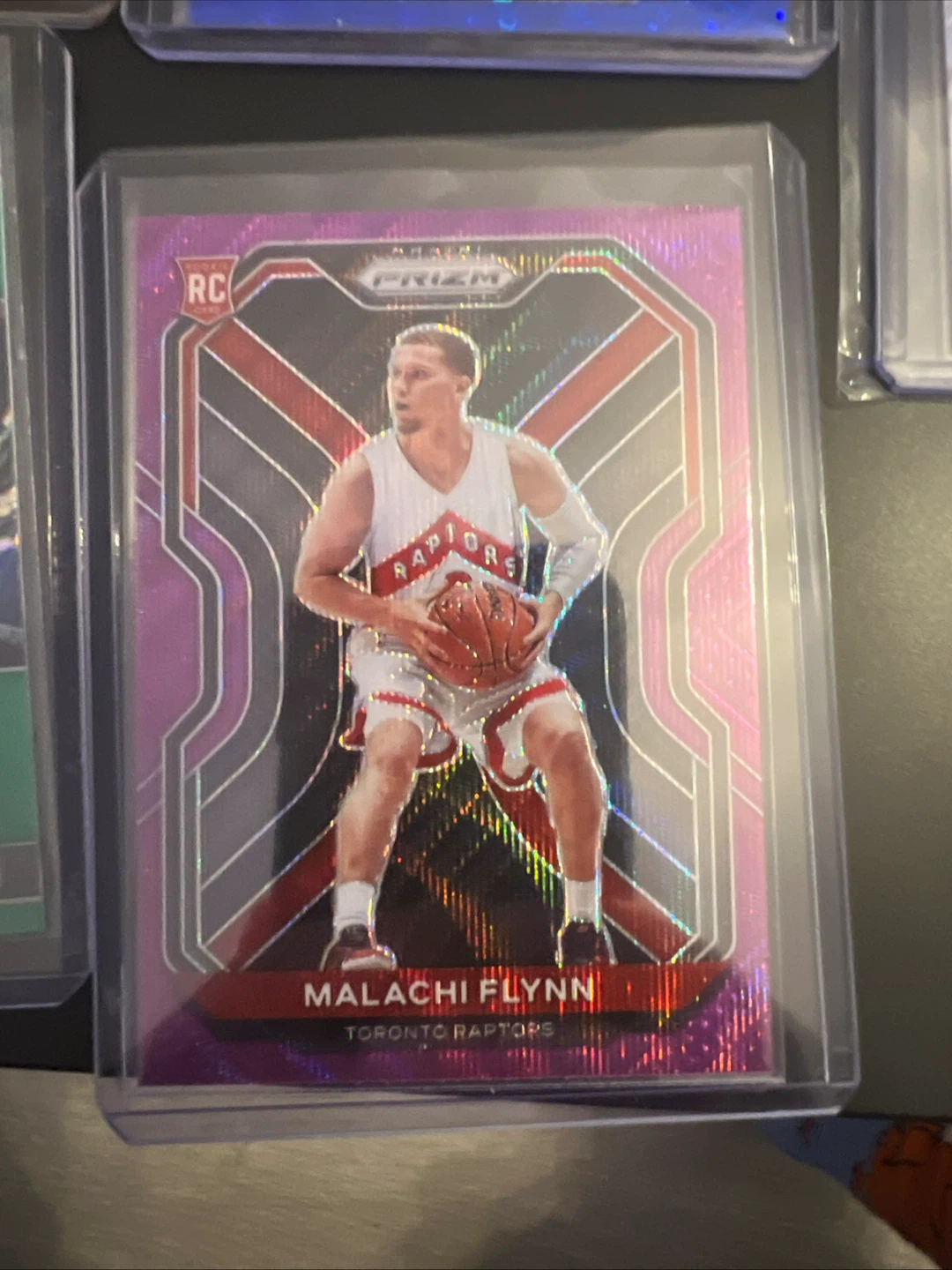Panini Prizm Malachi Flynn RC Toronto Raptors Basketball Card - photo 3