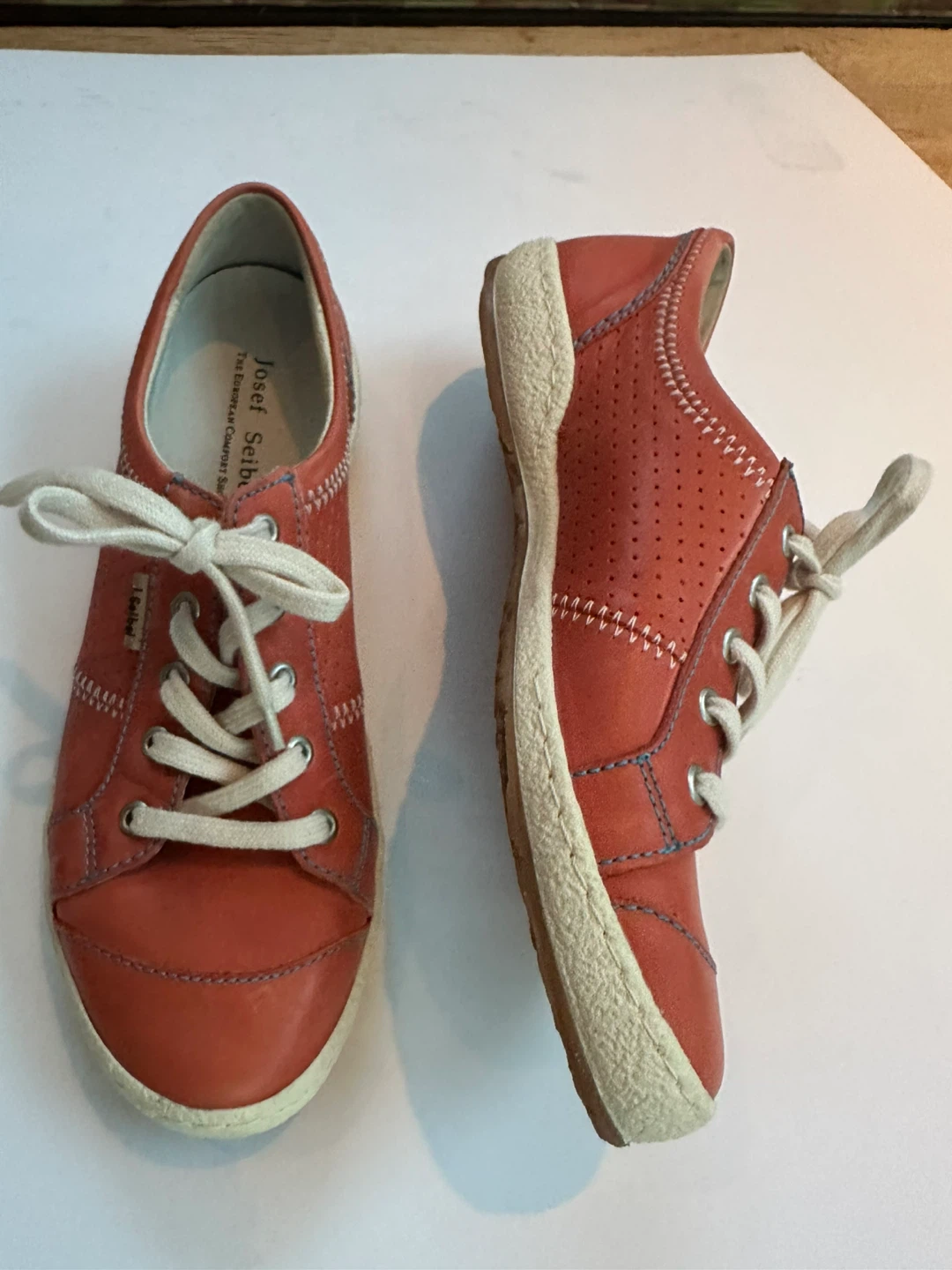 JOSEF SEIBEL women’s leather sneakers - size 6/EU 37 - photo 2