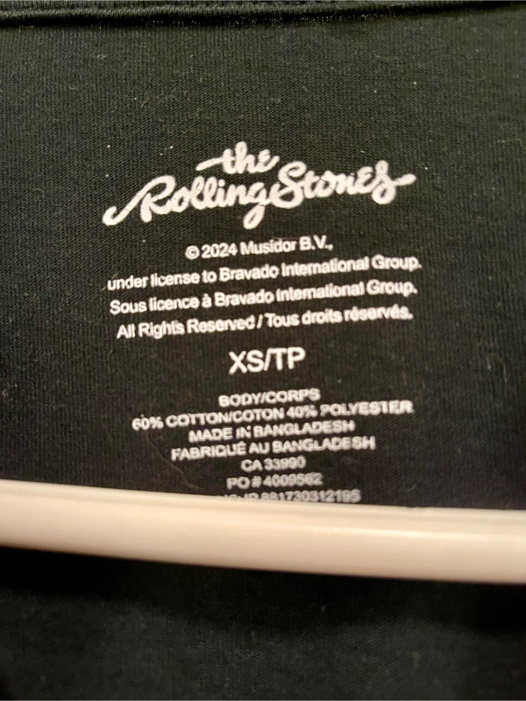The Rolling Stones Black T-Shirt XS - photo 3