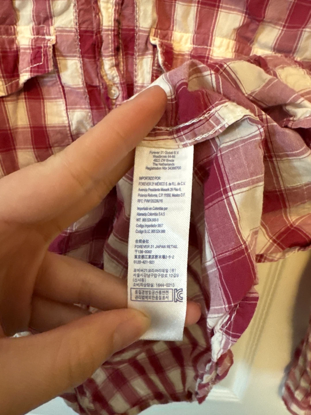 Forever 21 Plaid Button-Up Shirt - Size S - photo 4
