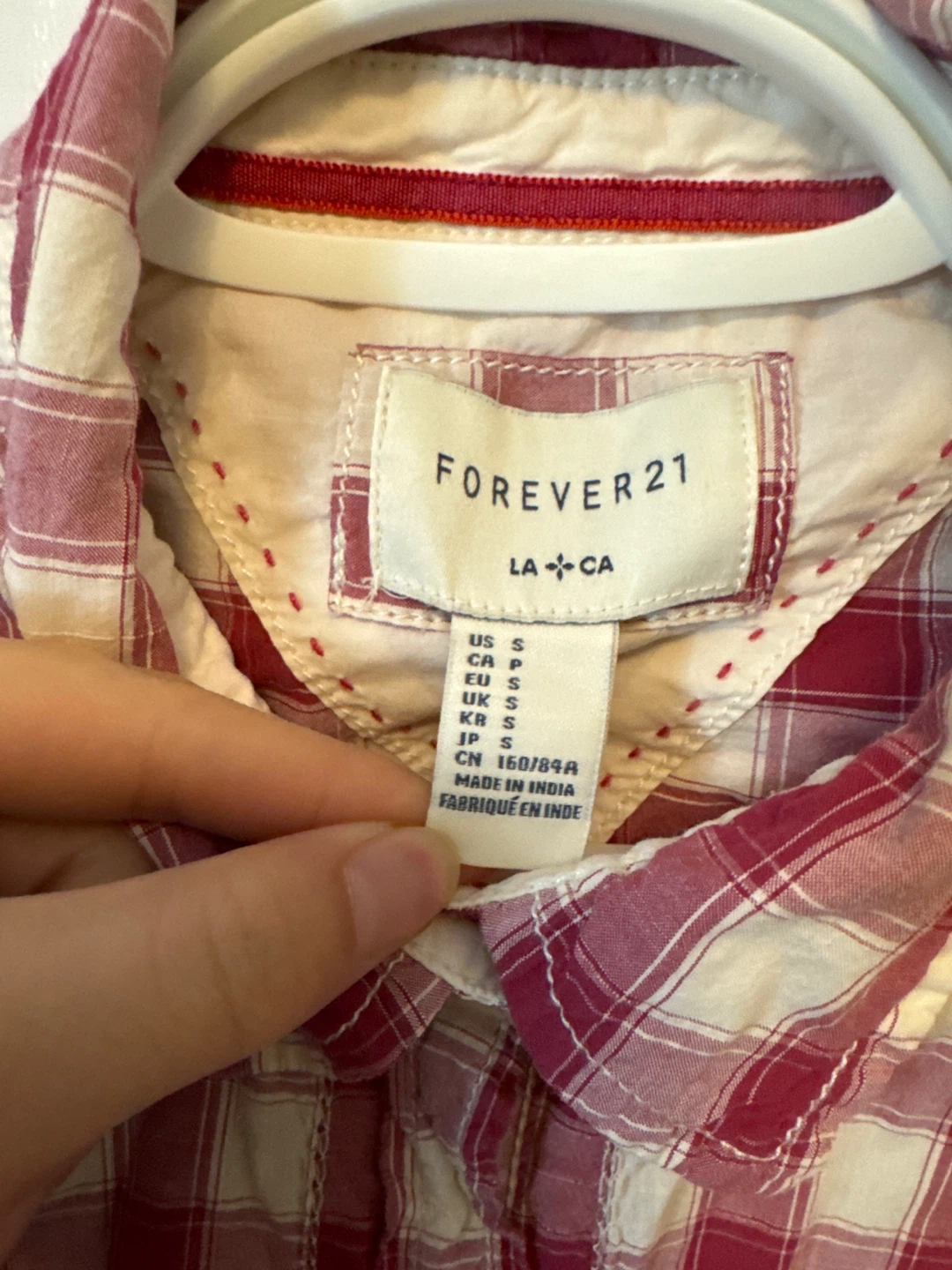 Forever 21 Plaid Button-Up Shirt - Size S - photo 3