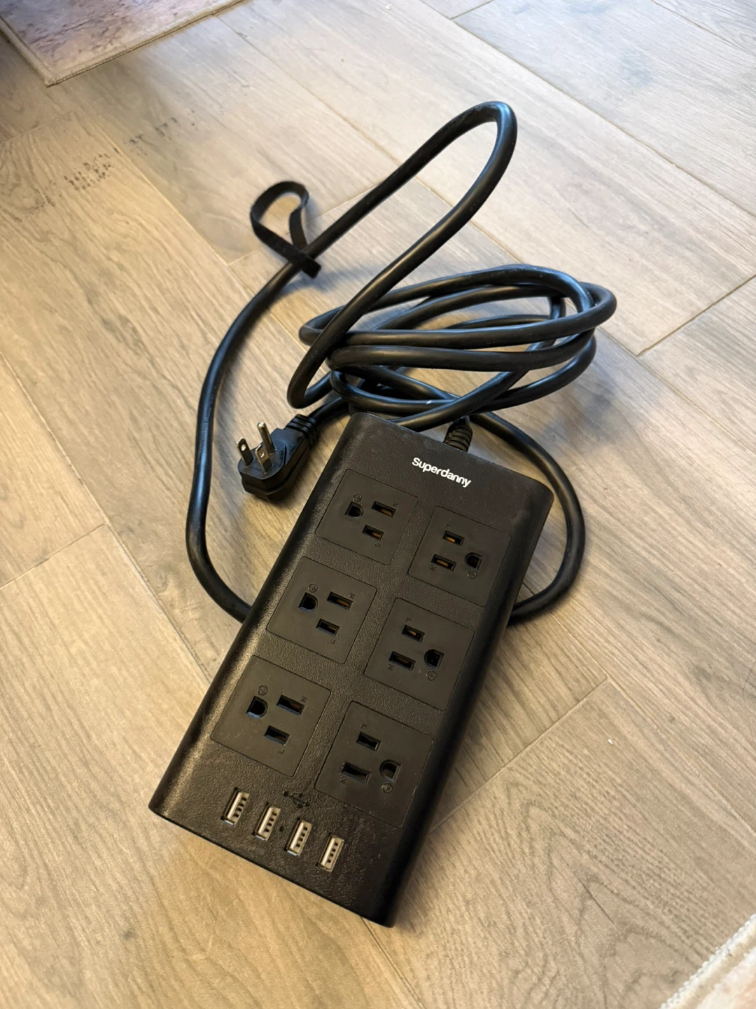 Superdanny Surge Protector Power Strip – 10ft Cord, 15A