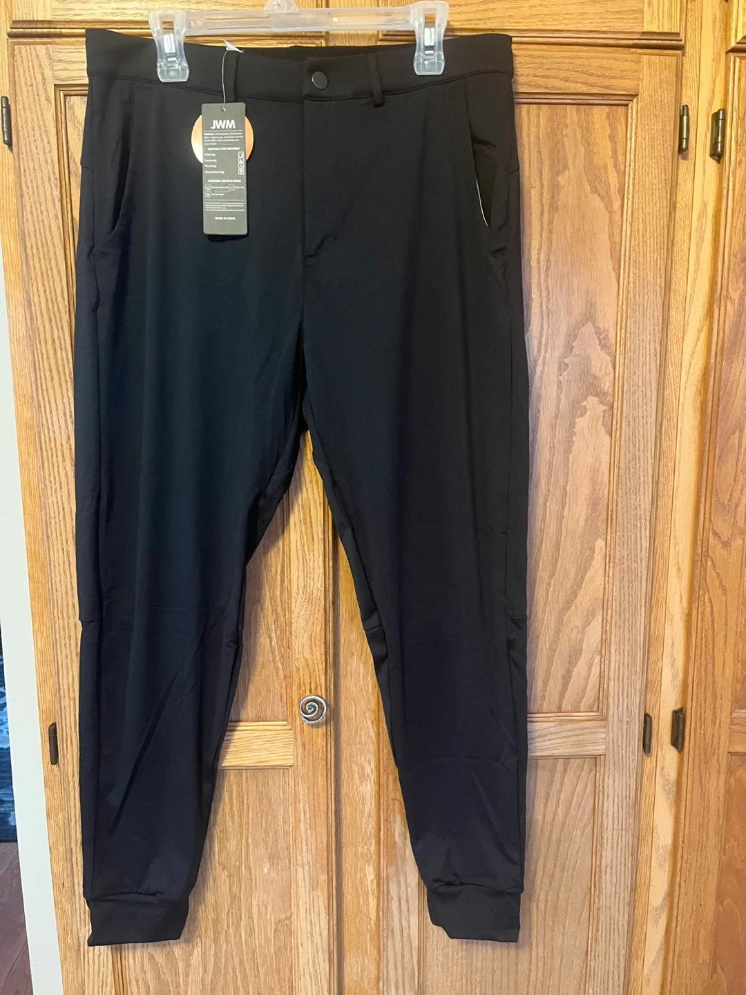 JWM Black Jogger Pants UPF 50+ Sun Protection Size L - photo 5