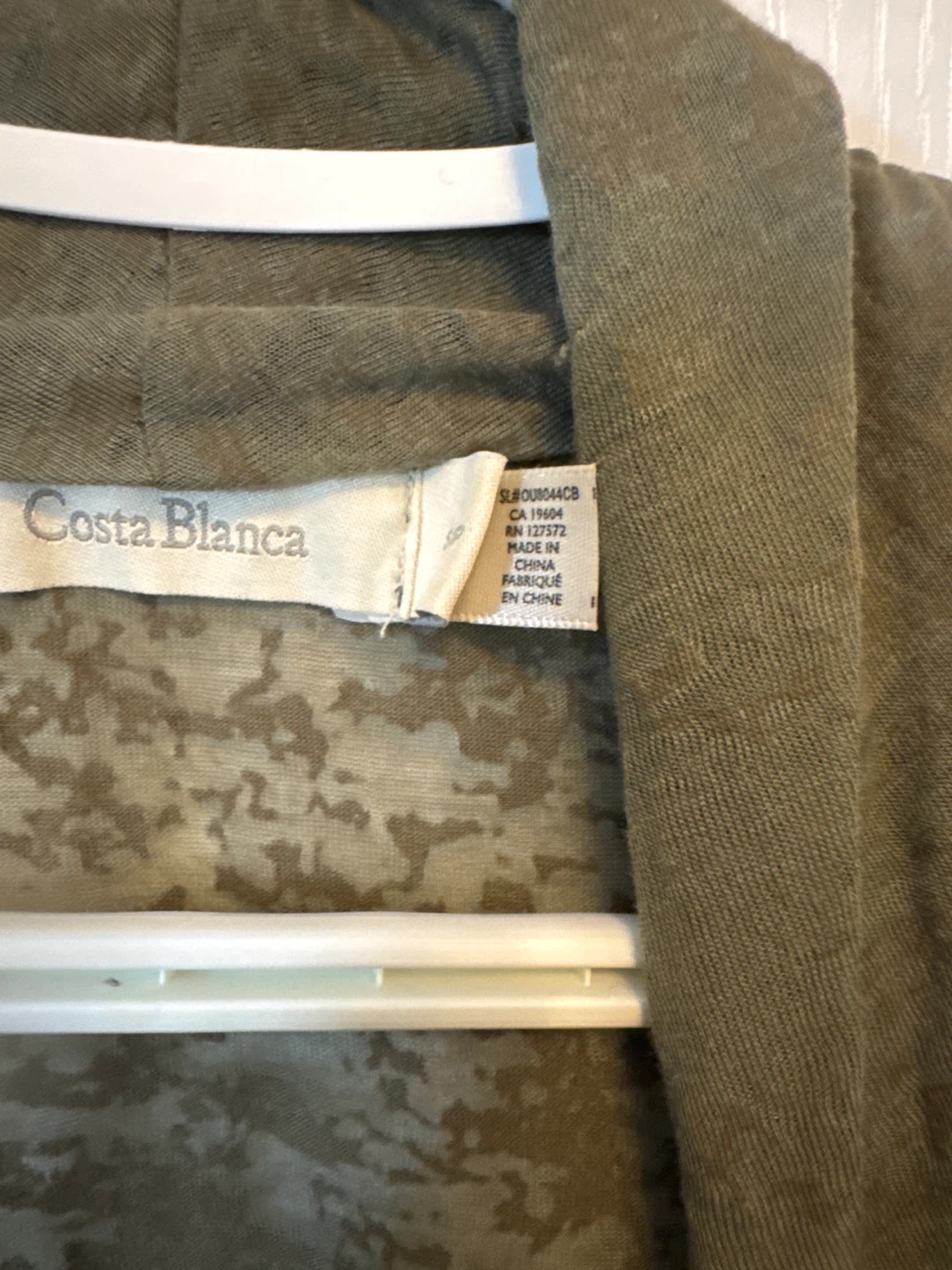 Costa Blanca Open Front Cardigan Vest - Size S - photo 4